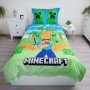 Obliečky Minecraft "Jungle Fight" svietiace 140 x 200, 70 x 90 cm Jerry Fabrics
