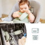 Silikónová jedálenská súprava Baby First meal set Mini Babymoov
