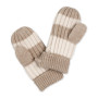Rukavice Stripe Merino Beige Lodger