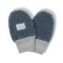 Zimné bezpalcové rukavice Teddy fleece double Denim blue Esito