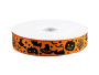 Rypsová stuha Halloween šírka 25 mm oranžová tekvica
