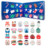 Micromallows Adventný kalendár - 24 ks Squishmallows