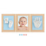 3D Memories odlievacia sada baby pre 3D odliatok ručičiek a nožičiek - tri jelšové rámčeky