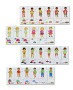 Drevený puzzle set 4 x 12 dielov