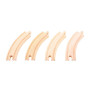 Dlhé kruhové koľaje 17 cm 4 ks Bigjigs Rail