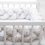 Ochranný mantinel do postieľky vrkoč New Baby Jeřabina