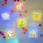 Senzorické svietiace kocky do vody ZOO Glo Pals