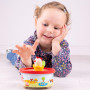 Drevená hracia skrinka Bigjigs Toys farma