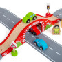 Drevená autodráha osmička Bigjigs Rail