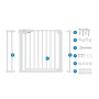 Zábrana set 75 - 103 cm (základňa + 2 x nadstavec 7 / 14 cm) Sipo
