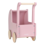 Kočík pre bábiky drevený s perinkou Pink Little Dutch