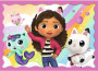 Puzzle 4v1 Gabbyina dobrodružstvo/Gabby´s Dollhouse, 35+48+54+70 dielikov