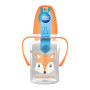 Fľaša úzkohrdlá s úchytmi Cute Animals 120 ml Canpol babies