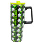 Termohrnček so slamkou a uchom 920 ml Minecraft Iconicmono
