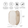 Skladací úložný kôš Recycled Terrazzo Beige 3 SPROUTS
