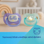 Cumlík svietiaci silikónový symetrický Nightglow Canpol babies 0 - 6 m 2 ks