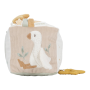 Kocka textilná s aktivitami Newborn Naturals Little Dutch