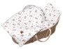 Mušelínová sada biela Teddy 30 x 35 cm, 70 x 100 cm 2D Little Flowers Baby Nellys