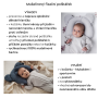 Mušelínový fixačný vankúš Sleepee Nature krémový
