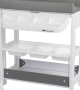 Prebaľovací pult s vaničkou Rosie Mineral Grey