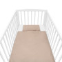 Bavlnený set do postieľky s výplňou 90 x 120 cm cappuccino New Baby
