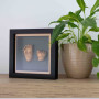 3D Black Bronze Happy Hands
