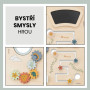 Aktivity centrum Play board na drevené stoličky Alpha+/Beta+/Arketa Hauck