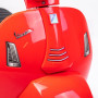 Detská elektrická motorka Vespa červená Baby Mix
