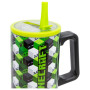Termohrnček so slamkou a uchom 920 ml Minecraft Iconicmono