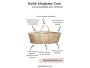 Mojžišov košík pre bábätko Corn Natural + matrac Basic Ahojbaby