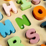 Drevené puzzle veľké písmená Bigjigs Toys - ABC