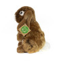 Plyšový králik hnedý stojaci 18 cm Eco-Friendly Rappa