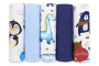 Bavlnené plienky box 70 x 80 cm 5 ks Jasmine Animals 3