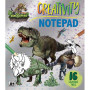 Blok na vyfarbenie Dinosaury