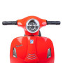 Detská elektrická motorka Vespa červená Baby Mix