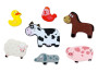 Drevené puzzle Veselá farma prepojiteľné 2Kids Toys