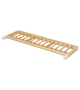 Zábrana na posteľ drevená