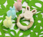 Bo Jungle hryzátko B-Teether Animal wood pink