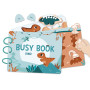 Dino Busy Book interaktívna kniha s aktivitami Janod