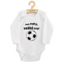 Detské body s potlačou New Baby Malé nohy, veľké sny!