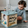 Baby Motorická aktívna kocka Bigjigs