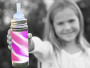 Nerezová fľaša so slamkou s membránou 325 ml Pura