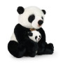 Plyšová panda s mláďaťom 27 cm Rappa