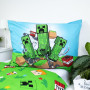Obliečky Minecraft Outdoor Mobs 140 x 200, 70 x 90 cm Jerry Fabrics