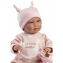 New born realistická bábika bábätko so zvukmi a mäkkým látkovým telom 74108 42 cm Llorens