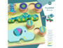 Vkladacie puzzle Zvieratkové autíčka Djeco
