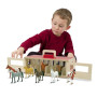 Prenosná stajňa s koňmi Melissa & Doug