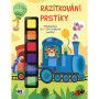 Pečiatkovanie prstíky Vlak