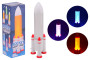 Lampička Raketa ľad meniace farby Johntoy