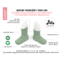 Detské ponožky Stay-on-Socks Antislip veľ. 18-24 m Calming Green 1 pár